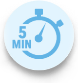 Dries in 5 minutes